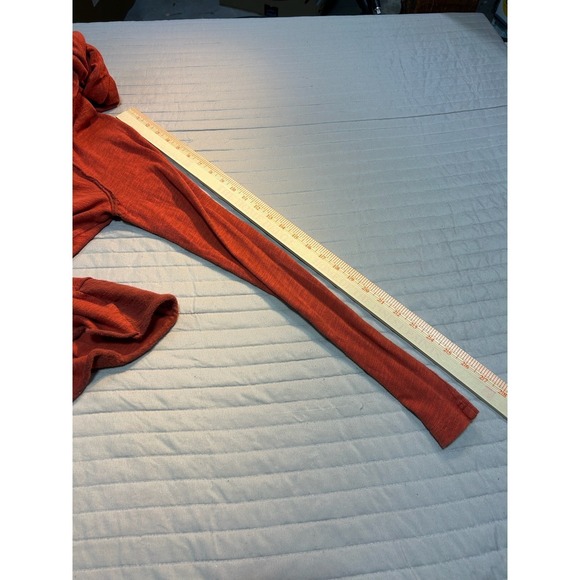 Free‎ People Beach Terracotta Cocoon Cowl Neck Long Sleeve Top Women One Size - Picture 9 of 9